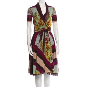 $425 Vintage Jean Paul Gaultier Soleil Mesh Wrap Dress – 90s / Early 2000s XL